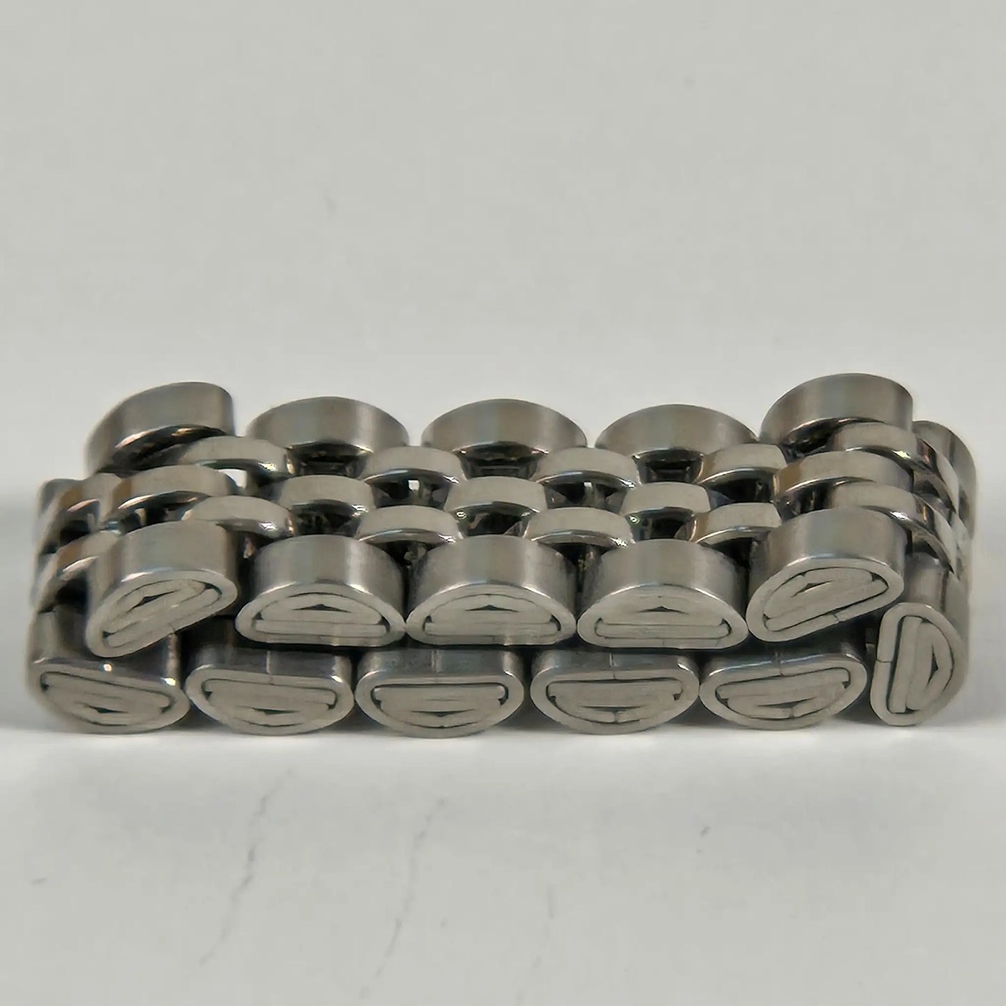 The Original Rope - Silver Stainless Steel Watch Link Ring 10mm