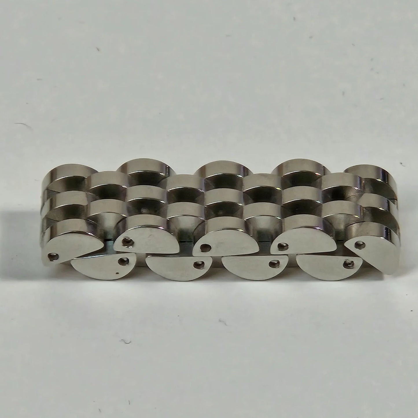 The X Rope - Silver Stainless Steel Watch Link Ring 10mm