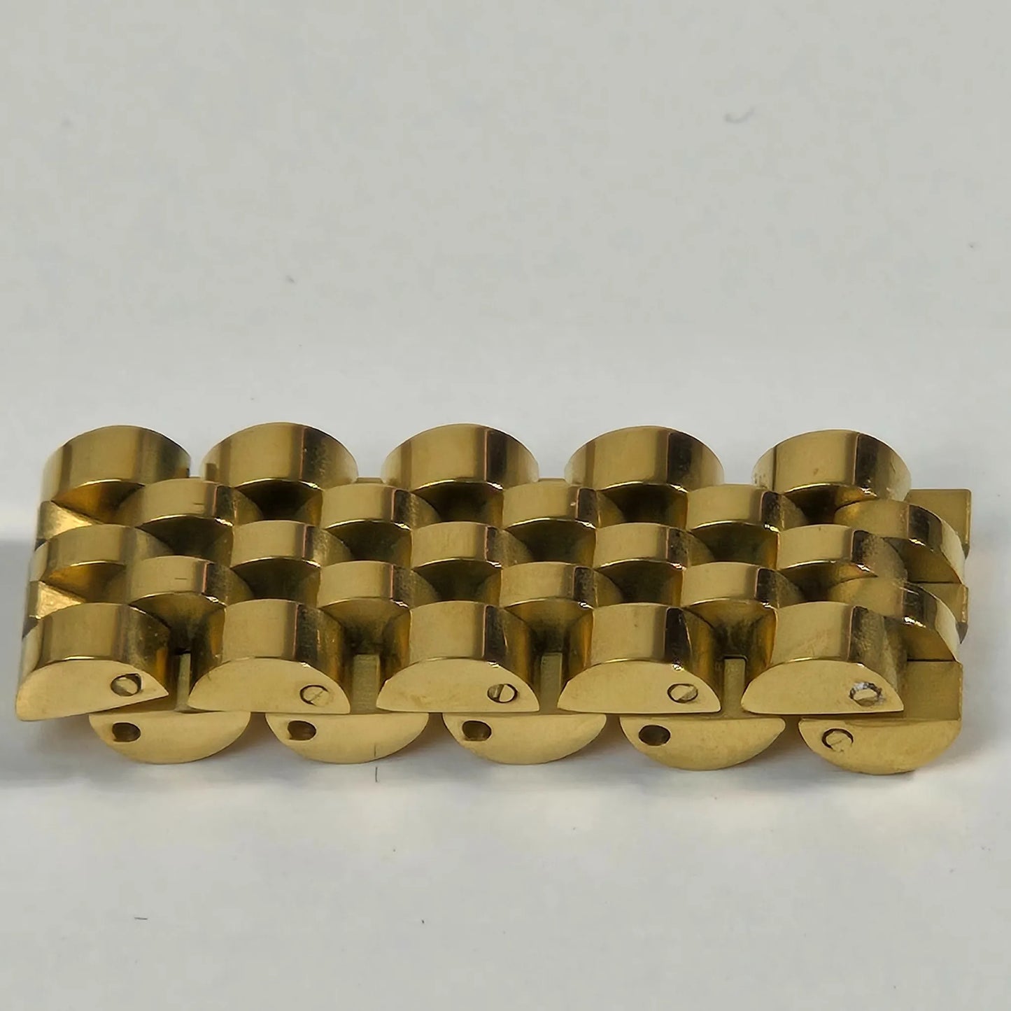 The Y Rope - Gold Plated Stainless Steel Watch Link Ring 12mm