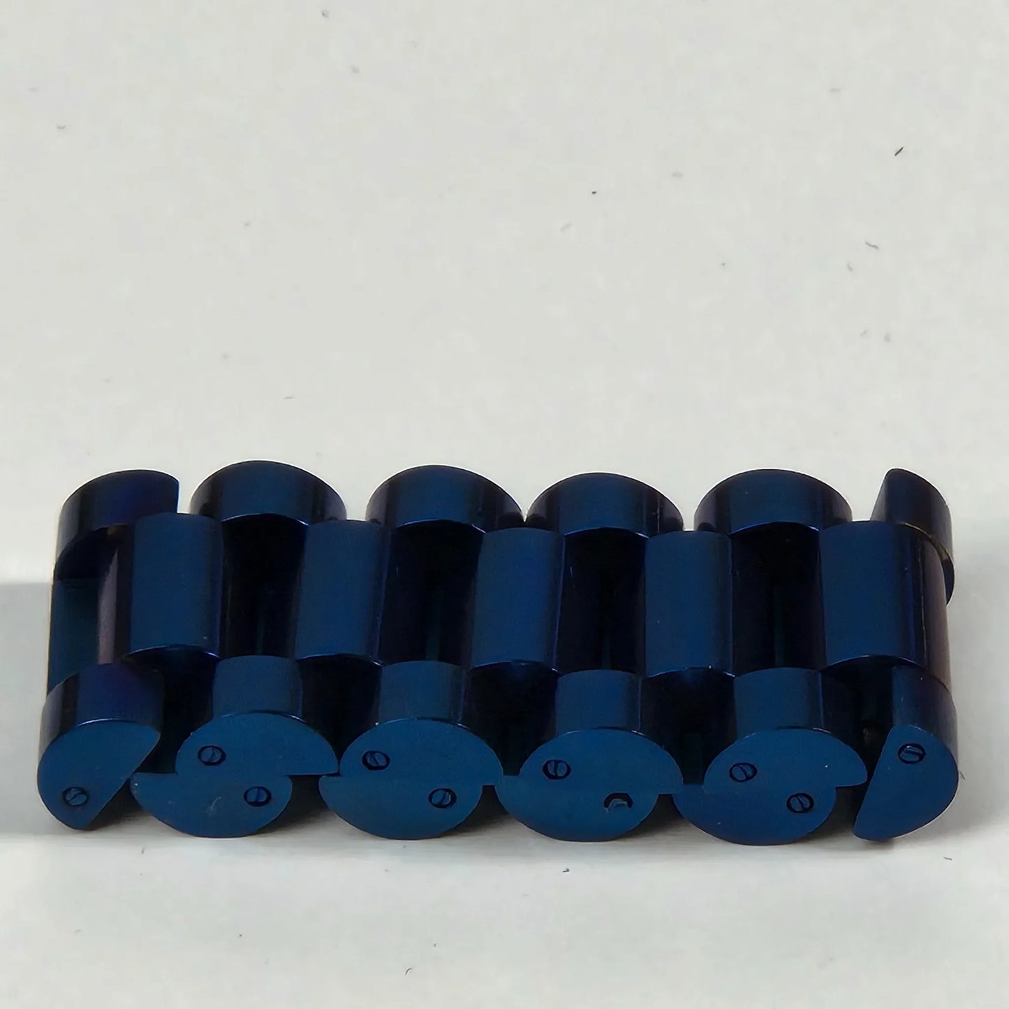 The Z Roller - Blue Stainless Steel Watch Link Ring 15mm