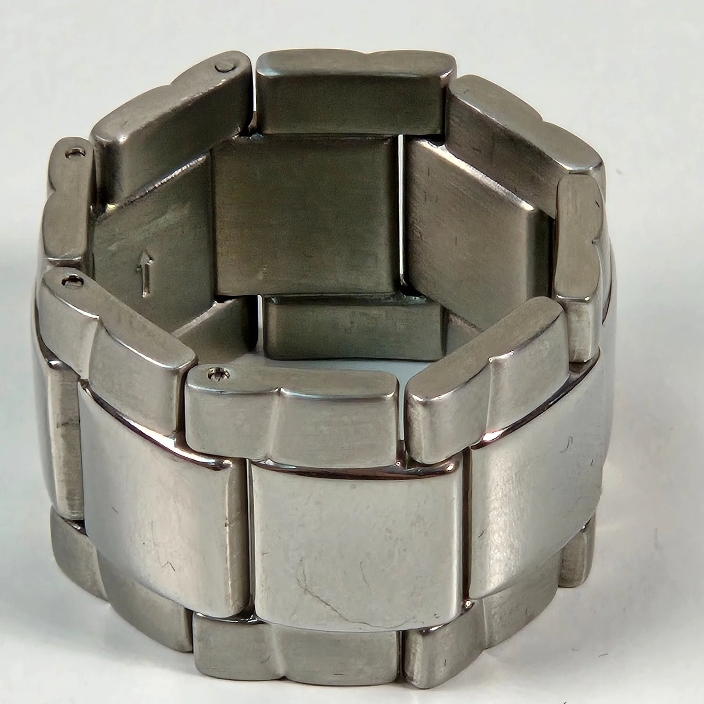 Men's Stainless Steel Watch Link Ring 17mm - USED - The Mirror